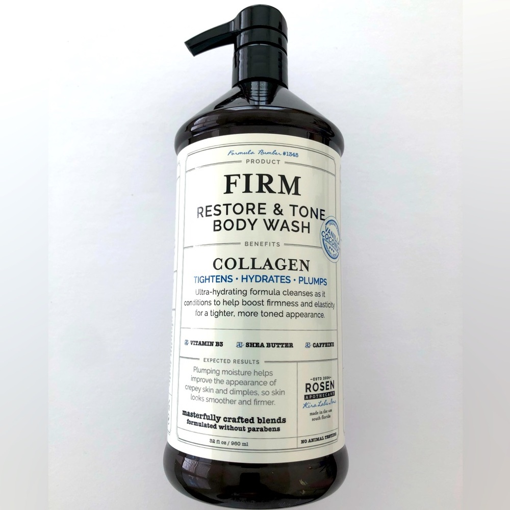FIRM Restore & Tone Body Wash.Vanilla Coconut Scent